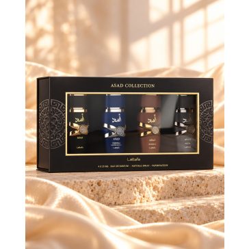   Lattafa Asad Collection 4 × 25 ml Eau de Parfum ajándékszett